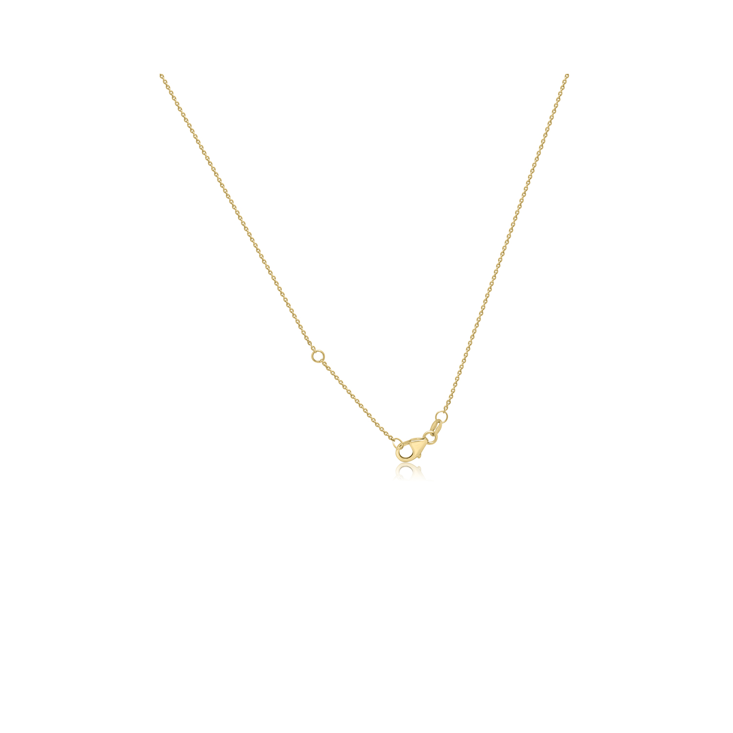 An 18ct yellow gold round emerald and round brilliant cut diamond set flower cluster pendant on an adjustable chain.