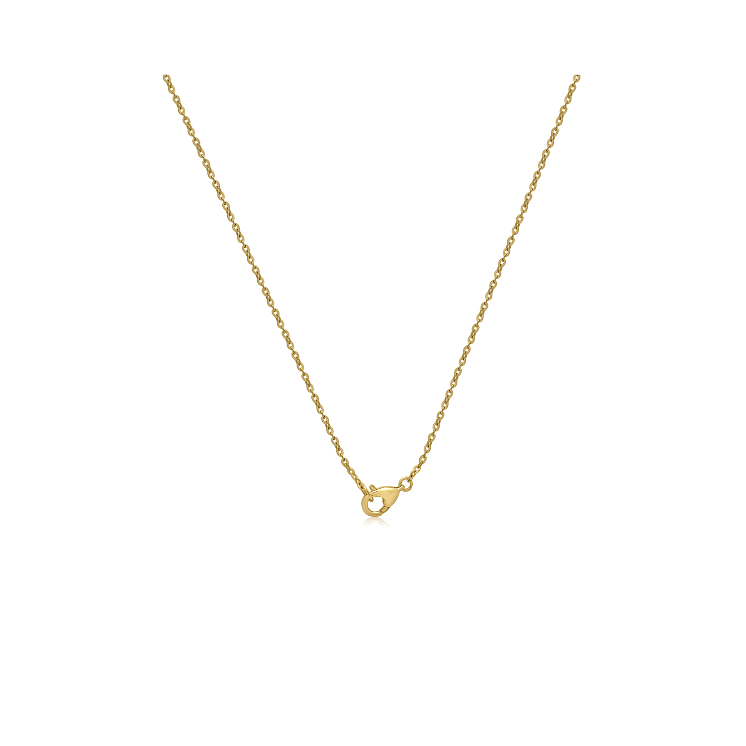 An 18ct yellow gold round brilliant cut diamond cluster necklace with two diamond flower clusters on a belcher chain.