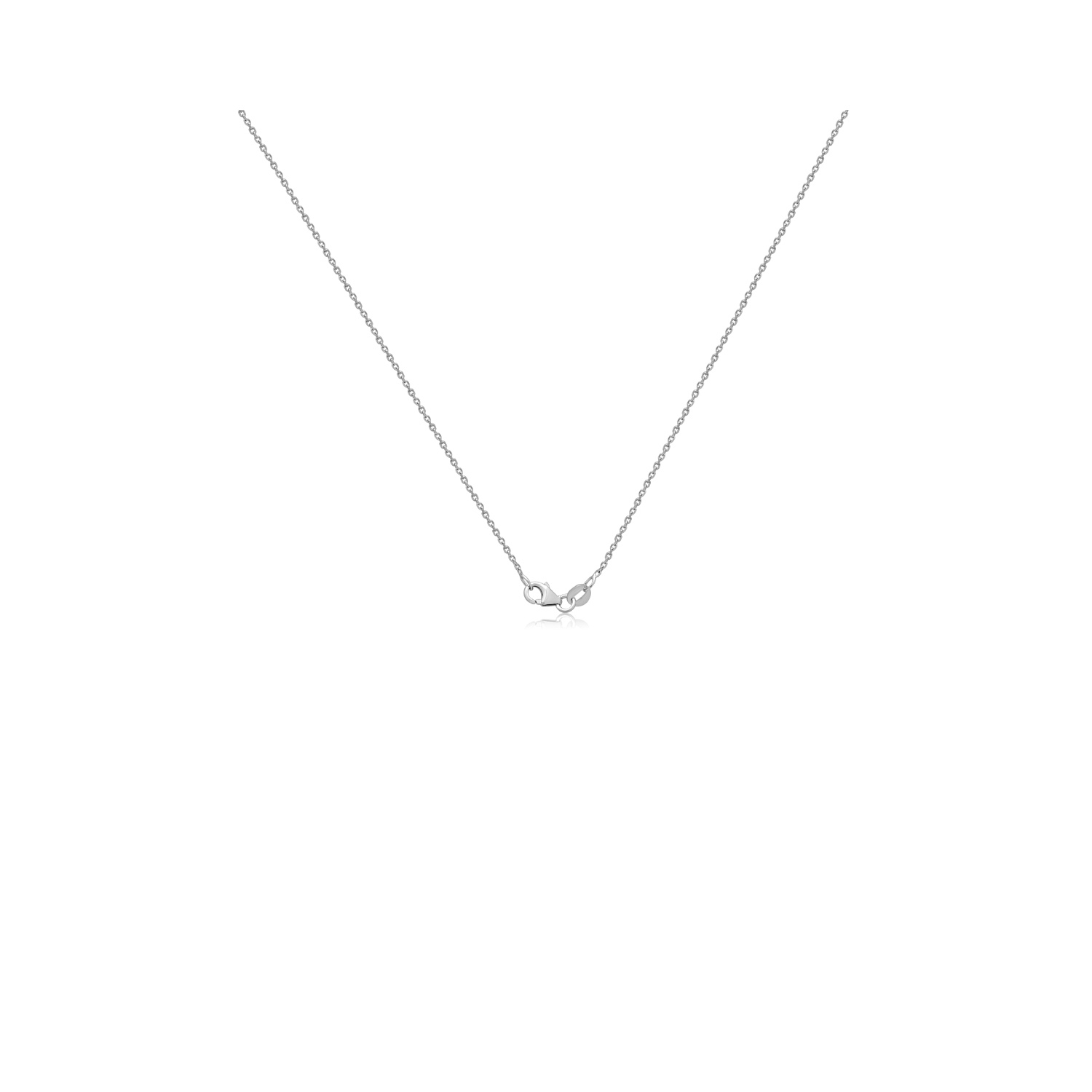 An 18ct white gold multi-shade blue sapphire and round brilliant cut diamond circular pendant and chain.