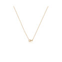 A 9ct yellow gold pearl and diamond pendant and chain.