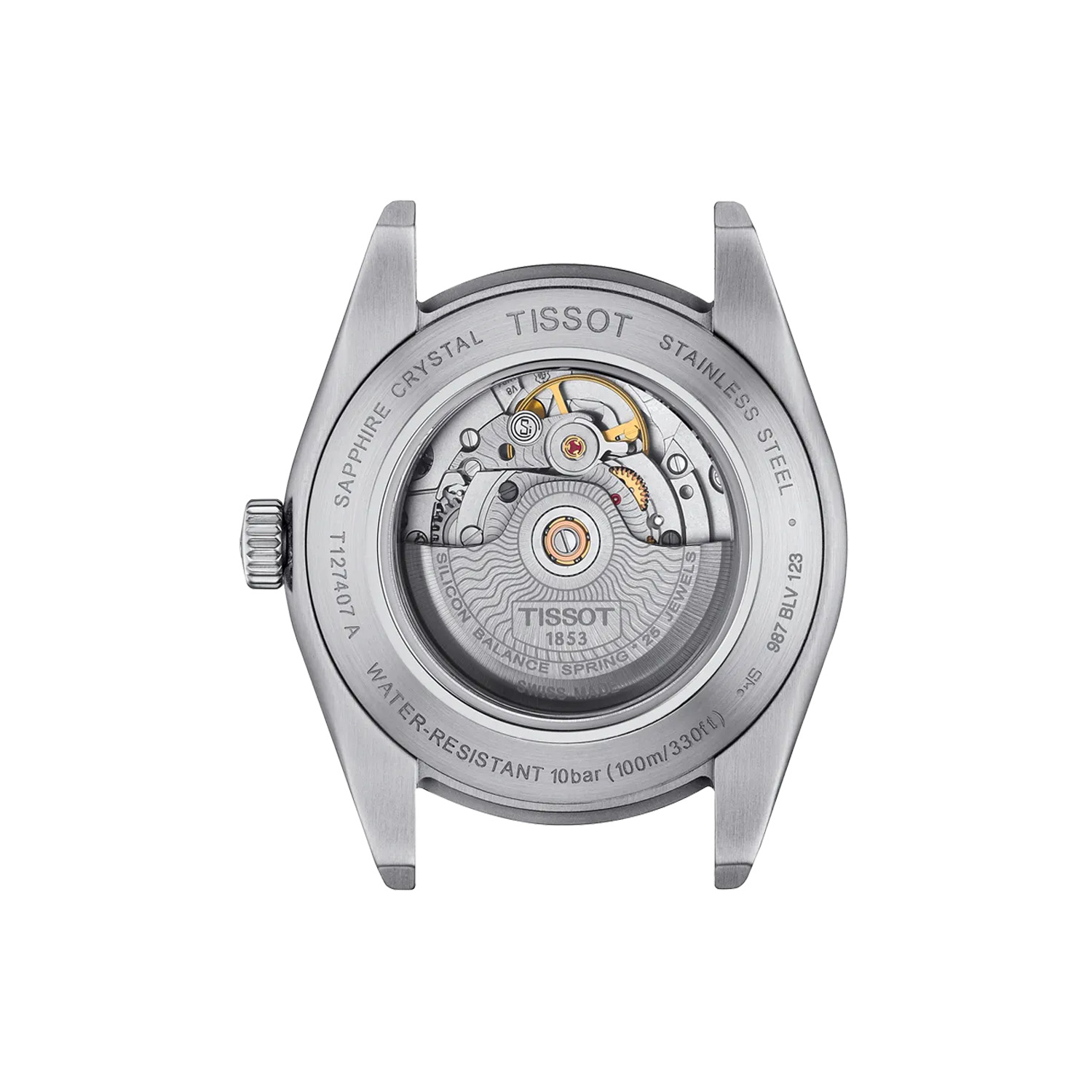 Tissot, Gentleman Powermatic 80 Blue, Men's Automatic Watch Tissot, Gentleman Powermatic 80 with a 40mm stainless steel case and bracelet strap featuring a date function and a blue dial.