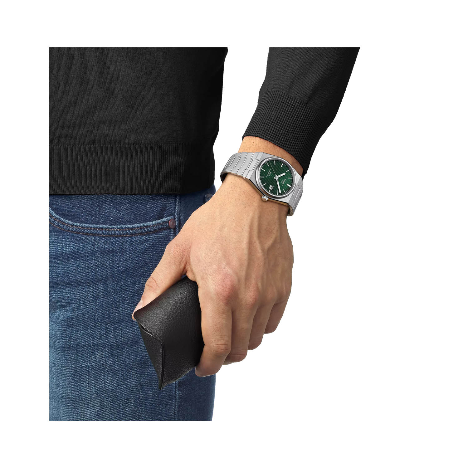 Tissot, PRX Powermatic 80 Forest Green, Automatic Men's Watch Tissot, PRX Powermatic 80 with 40mm stainless steel case and bracelet strap featuring a date function and a forest green dial.