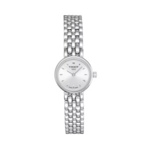 Tissot, Lovely with a 19.5mm stainless steel case and bracelet strap featuring a silver dial.