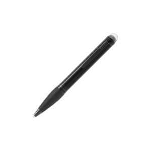 A Montblanc, StarWalker BlackCosmos Doué Ballpoint pen crafted in black precious resin with black PVD coated fittings with a grey translucent dome.