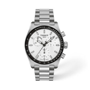 Tissot, PR516 White Chronograph, Men's Quartz Watch