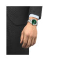 Tissot, Gentleman Green, Automatic Men's Watch Tissot, Gentleman with a 38mm stainless steel case and bracelet strap featuring a date function and a green dial.