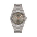 Tissot, PRX Titanium, Automatic Men's Watch Tissot, PRX with a 38mm titanium case and bracelet strap featuring a date function with an anthracite dial.