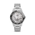 Montblanc, 1858 Iced Sea Steel Strap, Automatic Men's Watch Montblanc, 1858 Iced Sea with a 41mm stainless steel case and bracelet strap featuring a date function with a grey patterned dial and a black ceramic bezel.