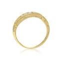 An 18ct yellow gold old late Victorian/ Edwardian five stone diamond ring.