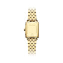 Raymond Weil, Toccata Champagne Dial, Quartz Women's Watch Raymond Weil, Toccata with a 22.6 x 28.1mm rectangular stainless steel gold PVD coated case and bracelet strap featuring a date function and a champagne coloured dial.
