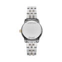 Raymond Weil, Toccata Two Tone with Diamonds, Women's Quartz Watch Raymond Weil, Toccata with a 24mm stainless steel and yellow gold PVD coated case and bracelet strap featuring a diamond set white mother of pearl dial and diamond set bezel.