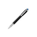 Montblanc, StarWalker Precious Resin Fineliner A Montblanc, StarWalker Precious Resin Fineliner pen crafted in black precious resin with platinum coated fittings, featuring a translucent dome with the Montblanc emblem.