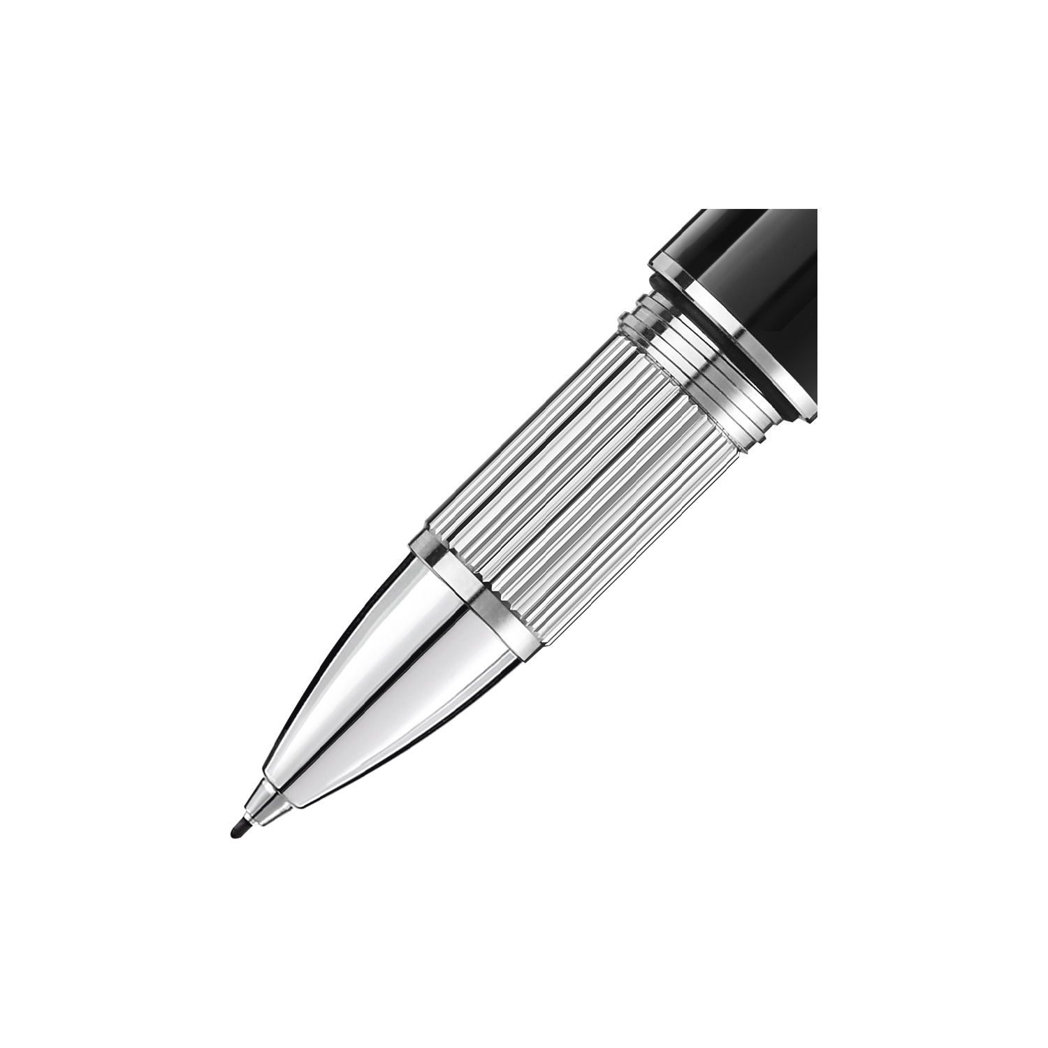 Montblanc, StarWalker Precious Resin Fineliner A Montblanc, StarWalker Precious Resin Fineliner pen crafted in black precious resin with platinum coated fittings, featuring a translucent dome with the Montblanc emblem.