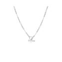 Murrle Bennett & Co, Sterling Silver Mother of Pearl Pendant & Chain An Arts & Crafts era, hammered effect, sterling silver mother of pearl pendant and chain by maker Murrle Bennett & Co. Circa 1905.