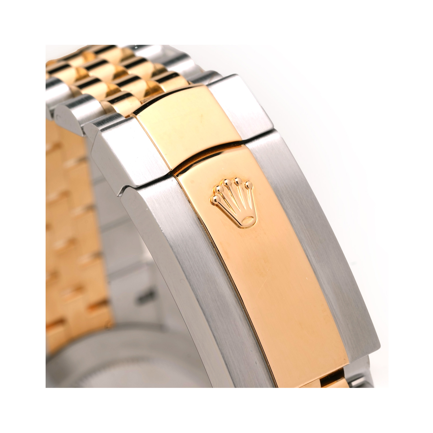 Rolex, Datejust 41 Yellow Rolesor, Automatic Men's Watch Rolex, Datejust with a 41mm yellow Rolesor case and a jubilee bracelet featuring a date function and a black index dial.
