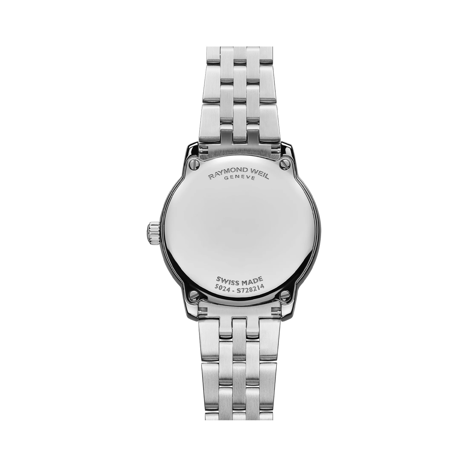 Raymond Weil, Toccata Silver with Diamonds, Quartz Women's Watch Raymond Weil, Toccata with a 24mm stainless steel case and bracelet strap featuring silver dial with a diamond set bezel.