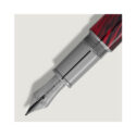 Montblanc, Writers Edition Homage to Bram Stoker Limited Editon Fountain Pen A Montblanc, Writers Edition Homage to Bram Stoker Limited Edition fountain pen crafted in red precious resin with ruthenium-coated metal and a ruthenium-coated solid Au 750 gold nib.