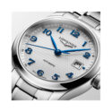 Longines, Master Collection with a 30mm stainless steel case and bracelet strap featuring a date function and a silver 'barleycorn' dial.