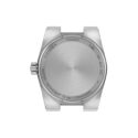 Tissot, PRX with a 25mm stainless steel case and bracelet strap featuring a white mother of pearl dial.