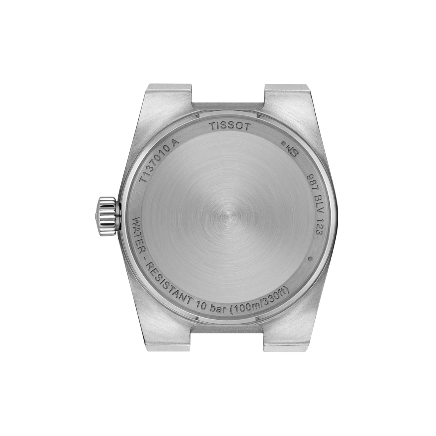 Tissot, PRX with a 25mm stainless steel case and bracelet strap featuring a white mother of pearl dial.