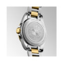 Longines, Conquest White Two-Tone, Quartz Women's Watch Longines, Conquest with a 30mm stainless steel and yellow gold PVD coated case and bracelet strap featuring a date function and a white sandblasted dial.