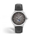 Montblanc, Star Legacy Moonphase, Automatic Men's Watch Montblanc, Star Legacy with a 42mm stainless steel case and a grey leather strap featuring a moonphase on an anthracite sfumato dial.