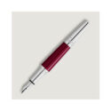 Montblanc, Muses Maria Callas Ruby Special Edition Fountain Pen A Montblanc, Muses Maria Callas Special Edition Fountain Pen crafted in ruby-coloured precious resin featuring a platinum coated clip with a handcrafted Au 585 solid gold, rhodium plated nib embossed with the kohl outlined cat eyes.