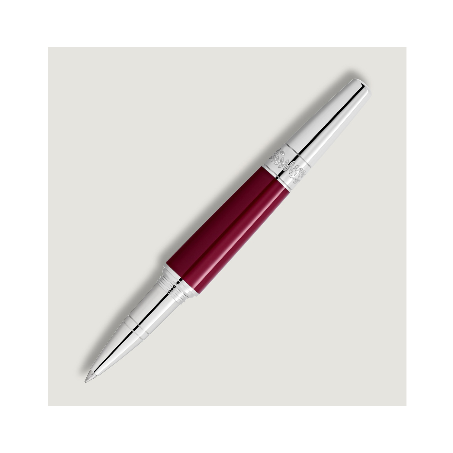 Montblanc, Muses Maria Callas Ruby Special Edition Rollerball A Montblanc, Muses Maria Callas Special Edition Rollerball pen crafted in ruby-coloured precious resin featuring a platinum coated clip.