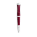 A Montblanc, Muses Maria Callas Special Edition Ballpoint pen crafted in ruby-coloured precious resin featuring a platinum coated clip.