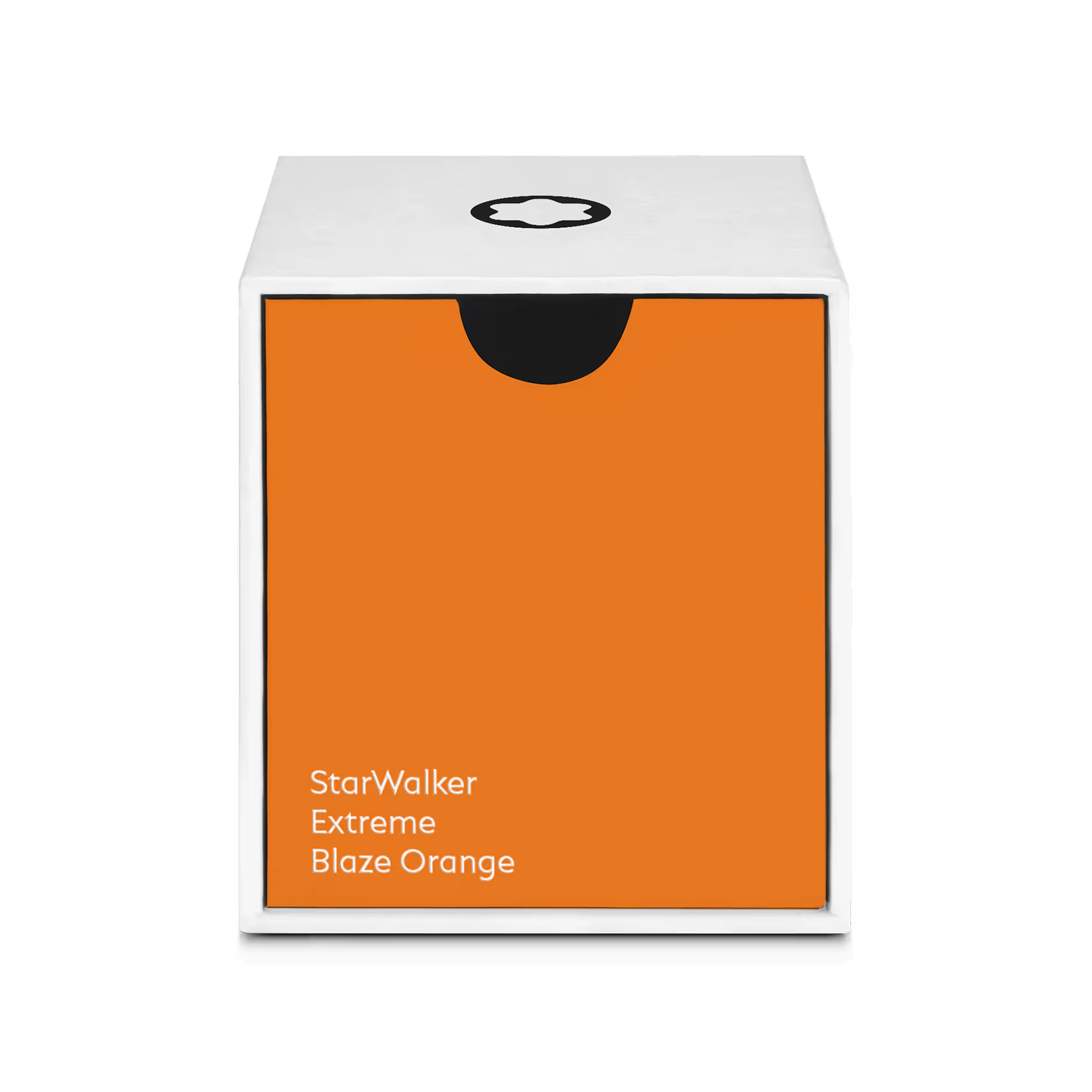 Montblanc Ink Bottle StarWalker Extreme with 50ml of blaize orange coloured ink.