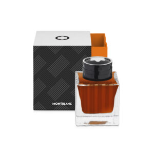 Montblanc Ink Bottle StarWalker Extreme with 50ml of blaize orange coloured ink.