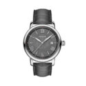 Montblanc, Star Legacy with a 43mm stainless steel case and a grey leather strap featuring a date function and a grey dial.