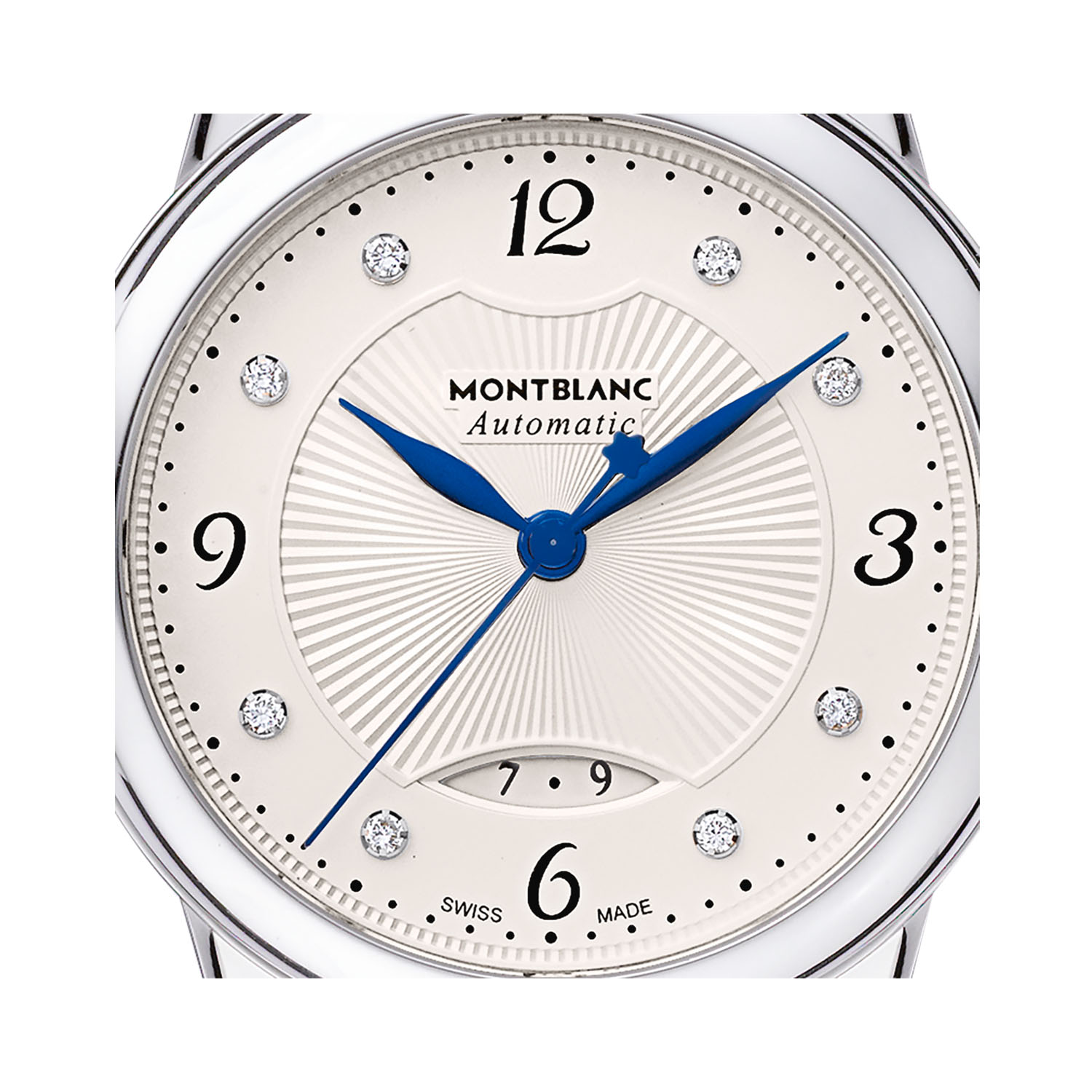 Montblanc, Bohème Diamond Dial 30mm, Automatic Women's Watch Montblanc, Bohème with a 30mm stainless steel case and bracelet strap featuring a date function and a white diamond set dial.