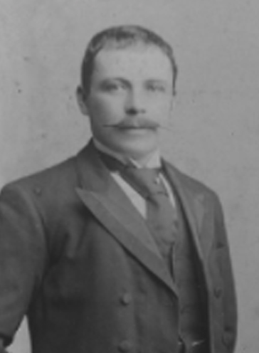 A portrait of Harris Leon Brown, the founder of H. L. Brown & Son jewellers.