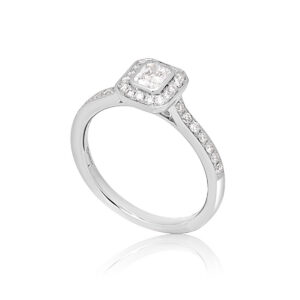 Platinum Fancy Diamond Cluster Ring