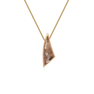 18ct Rose Gold Tourmaline Quartz Munsteiner Cut
